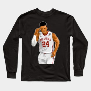 Buddy Hield #24 Reaction Long Sleeve T-Shirt